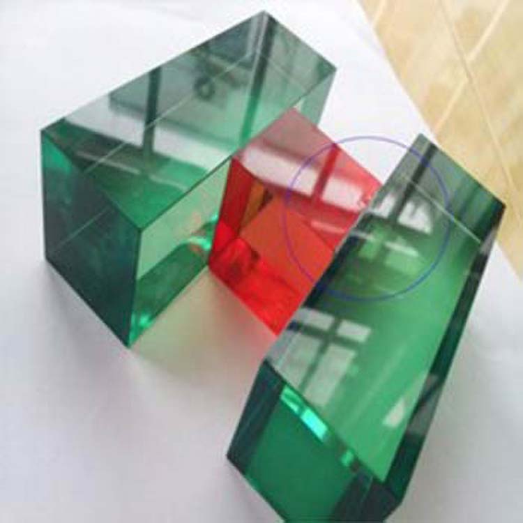 染色亞克力小方塊模型